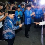 Gubernur Sulteng Anwar Hafid pada pembukaan STQH XXVIII di Alun-Alun Sintuwu Maroso, Poso, Senin (23/6/2025), (Foto: Tim Media Berani)